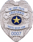 Cheat Police TSA Badge #0007