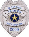 Cheat Police TSA Badge #0009