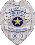 Cheat Police TSA Badge #0010