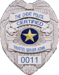 Cheat Police TSA Badge #0011