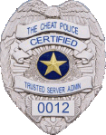 Cheat Police TSA Badge #0012