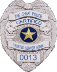 Cheat Police TSA Badge #0013