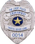 Cheat Police TSA Badge #0014