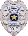 Cheat Police TSA Badge #0017