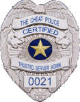 Cheat Police TSA Badge #0021