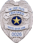 Cheat Police TSA Badge #0026