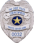 Cheat Police TSA Badge #0032