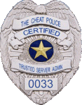 Cheat Police TSA Badge #0033