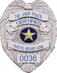 Cheat Police TSA Badge #0036