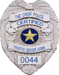 Cheat Police TSA Badge #0044