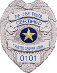 Cheat Police TSA Badge #0101