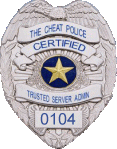 Cheat Police TSA Badge #0104