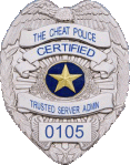 Cheat Police TSA Badge #0105